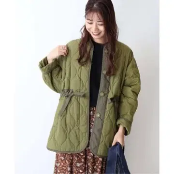 JOURNAL STANDARD relume 카키 퀼팅 블루종