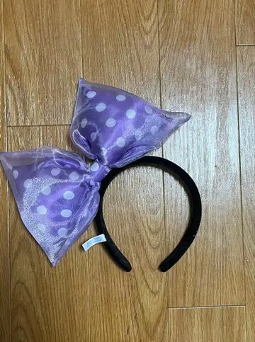 디즈니 큰 리본 포함 머리띠