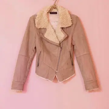 Miss Selfridge 무스탕 라이더 자켓