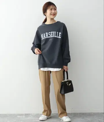 MARSEILLE 로고 맨투맨