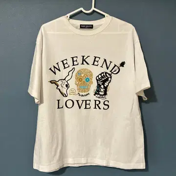 T셔츠만 RUDE GALLERY WEEKEND LOVERS tee S