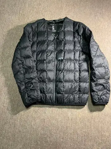 x-girl TAION 블랙 라이트 다운 자켓