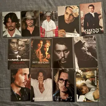 조니뎁 엽서 10장 브로마이드 3장 SCREEN 부록 6장