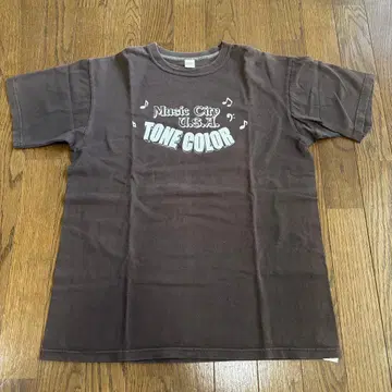 FLATHEAD 브라운 반팔 티셔츠