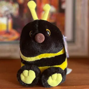 [구하기 어려움] Puffkins 벌 봉제 인형 빈티지