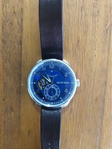 MASTER WORKS 자동 시계 블루