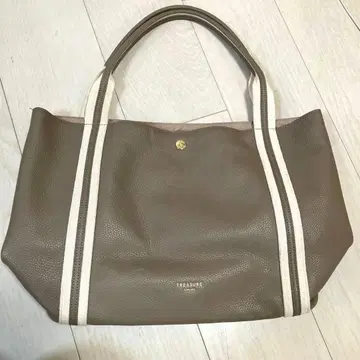 TREASURE TOPKAPI 천연 가죽 토트백