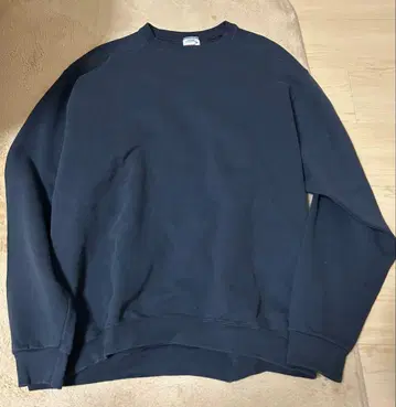 윌슨 Wilson 맨투맨 XXL 다크 네이비 빅 실루엣 USA 원단