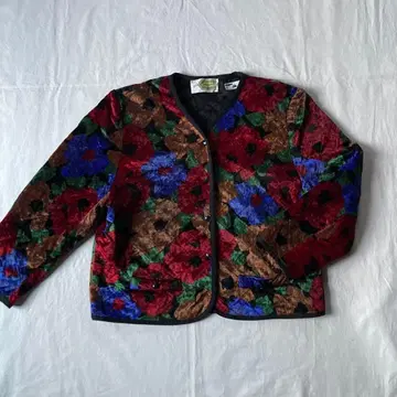 빈티지 벨로아 자켓 프랑스제 유로 구제 의류