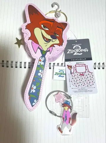 주토피아 닉 파우치 포함 에코백 쇼핑백 참 시마무라