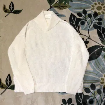 새상품 쇼콜라피네 로브 아제 편직 터틀 스웨터 M 사이즈