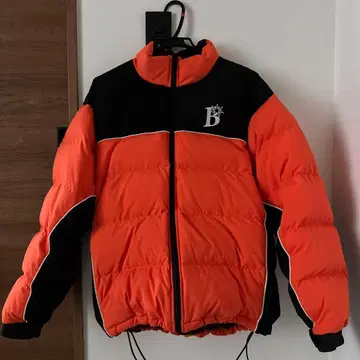 BoTT 다운 자켓 L 사이즈 오렌지/블랙