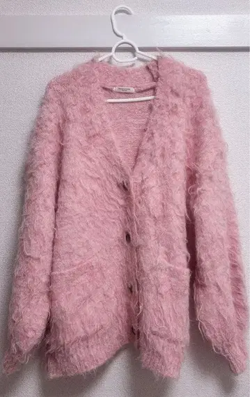 포근포근 핑크 가디건