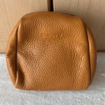 주름 가죽 히로후 파우치 가죽 멀티 케이스