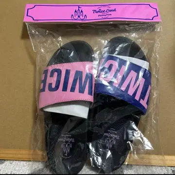 트와이스 트와이스랜드 미사용품 공식 굿즈 레어 샤워 샌들