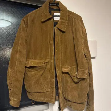 ZARA 브라운 코듀로이 자켓 S-M