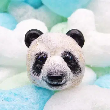 우리 아이 눈 반짝 동물 반지 (팬더) [프리 사이즈]