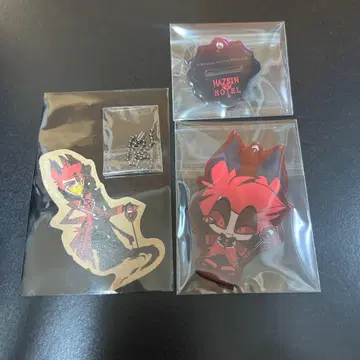 아라스터 아크릴 스탠드로도 변하는 아크릴 키링 HAZBIN HOTEL