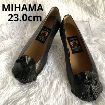 [ 새상품급 ] MIHAMA 미하마 커터 신발 프린지 리본 23.0