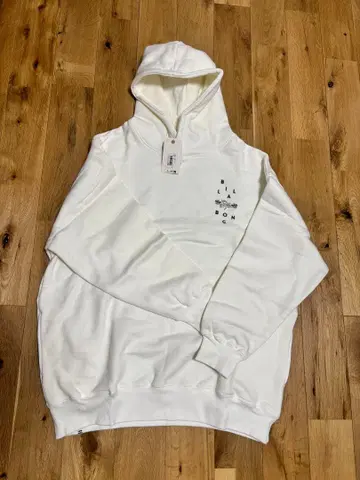 빌라봉 화이트 후드티 원피스