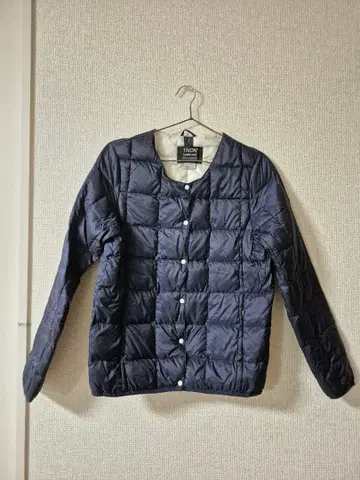 TAION 이너 다운 자켓 다크 네이비 L