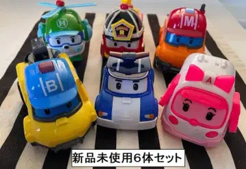 새상품 로보카 폴리 변형 6체 세트 폴리 로이 앰버 헬리 진
