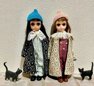 인형 탈착식 옷깃 브라이스 체리짱 리카짱 복각판 초대 리카짱