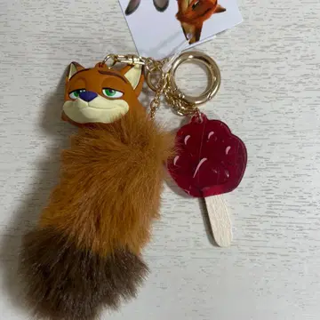 주토피아 시마무라 입체 참 닉 와일드 키링 디즈니