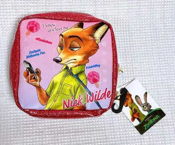 시마무라 콜라보 주토피아2 스퀘어 파우치 닉 주디