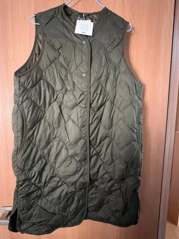 UNIQLO 올리브 그린 퀼팅 베스트