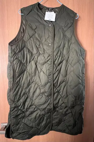 UNIQLO 올리브 그린 퀼팅 베스트