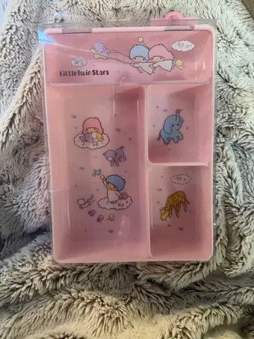 리틀트윈스타 뚜껑 있는 트레이 (주변 잡화 언제까지나 산리오)