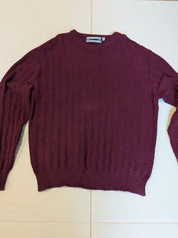 SHENANDOAH 버건디 니트 L 미국제