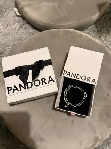 판도라 실버 체인 팔찌