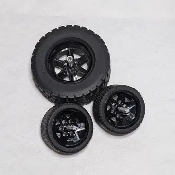 정품 레고 테크닉 타이어 반파 부품