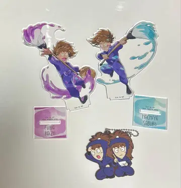 닌타마 세가 럭키 쿠지 아크릴 스탠드 쌍닌 러버 키링