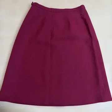 HANAEMORI 와인 레드 미디 스커트 사이즈 40