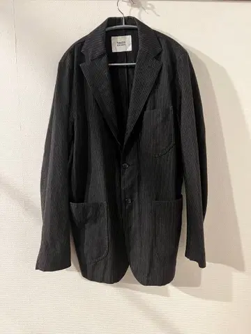 다케오 키쿠치 스트라이프 테일러드 자켓