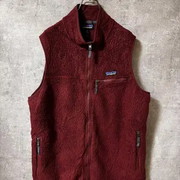 파타고니아 patagonia 베스트 플리스 와인색