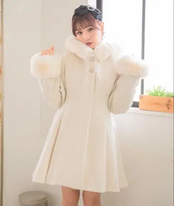 ROJITA 로지타 백리본 후디 코트 양산 지뢰