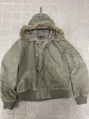 00s archive n2b ma1 퍼 달린 짧은 기장 자켓 다운