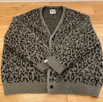 WAX 레오파드 무늬 가디건 L 사이즈