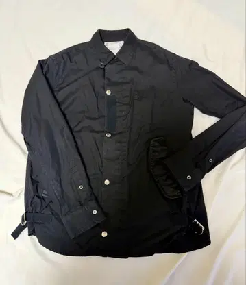 sacai 긴팔 셔츠 블랙