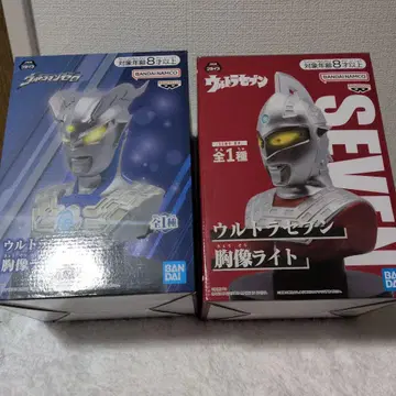 울트라맨 제로 세븐 조각상 라이트 2체 세트