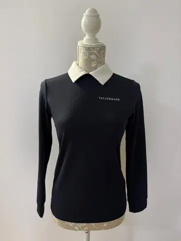 TAYLORMADE 네이비 긴팔 피케 셔츠