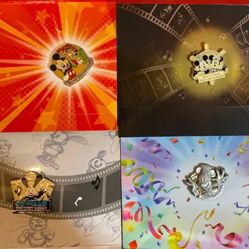 디즈니 JCB 카드 클럽 혜택 핀 배지 4세트