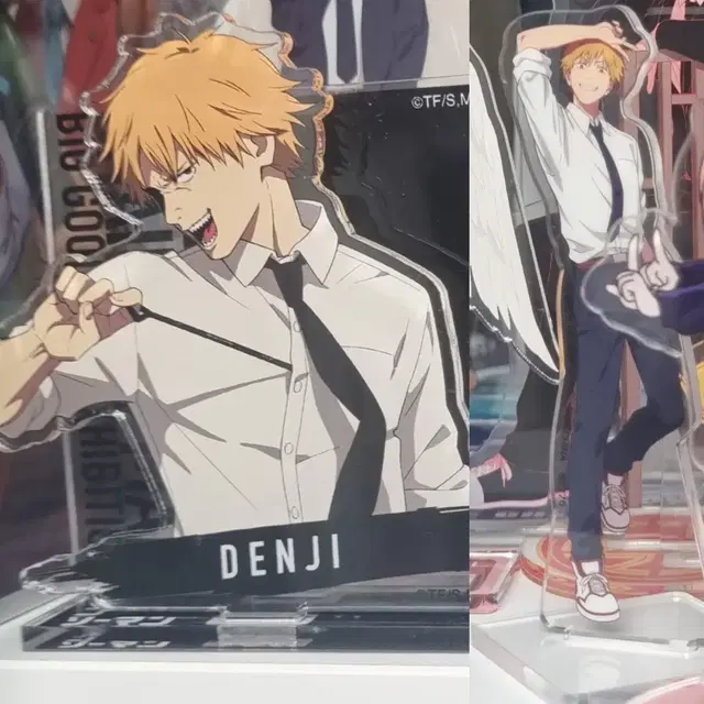 일괄)체인소맨 덴지 베이스야드 대교류전 제일복권 이치방쿠지 아크릴스탠드