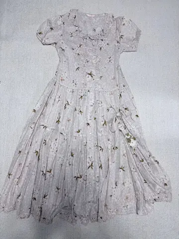 핑크하우스 핑크 원피스 꽃무늬