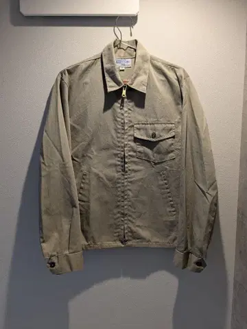 Tech Wear 워크 자켓 38 빈티지 70s 체인 스티치