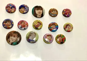 후지야 페코짱 캔 배지 모닝구 무스메 헤이세이 여자아이 레트로 컬렉션